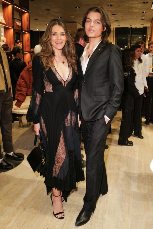 Elizabeth and Damian Hurley. 