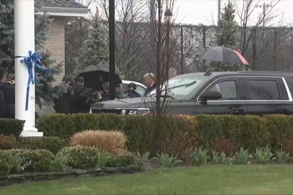 Trump is expected to cite the young cop's shooting death as another example of runaway crime.