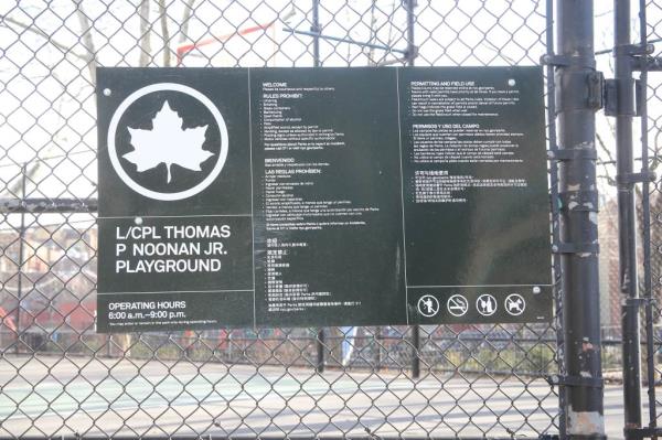 Noo<em></em>nan Park at 42nd Street and Greenpoint Ave, in Sunnyside