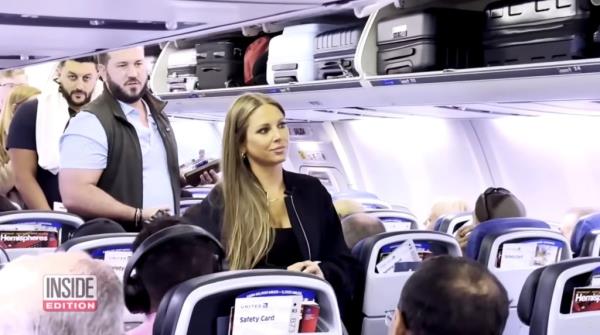 Tifffany Gomas on flight to NYC