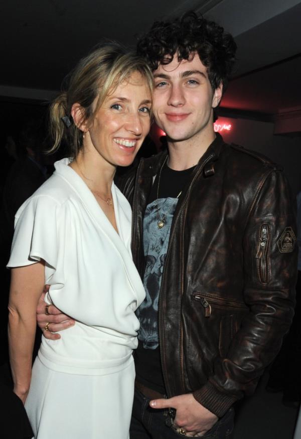 Aaron Taylor Johnson with his wife, Sam, in 2009. 