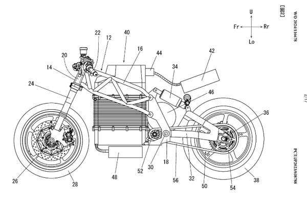 Yamaha Electric Bike Patent m2