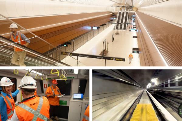 The official opening of the city section of Sydney’s mega metro under the harbour has been delayed.