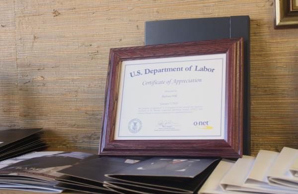 Barbara Hill award