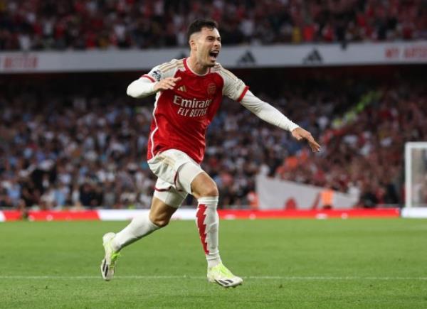 Gabriel Martinelli scored Arsenal's winning goal against Manchester City last time out 