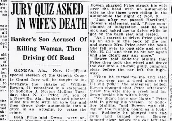 Price Murder 1931