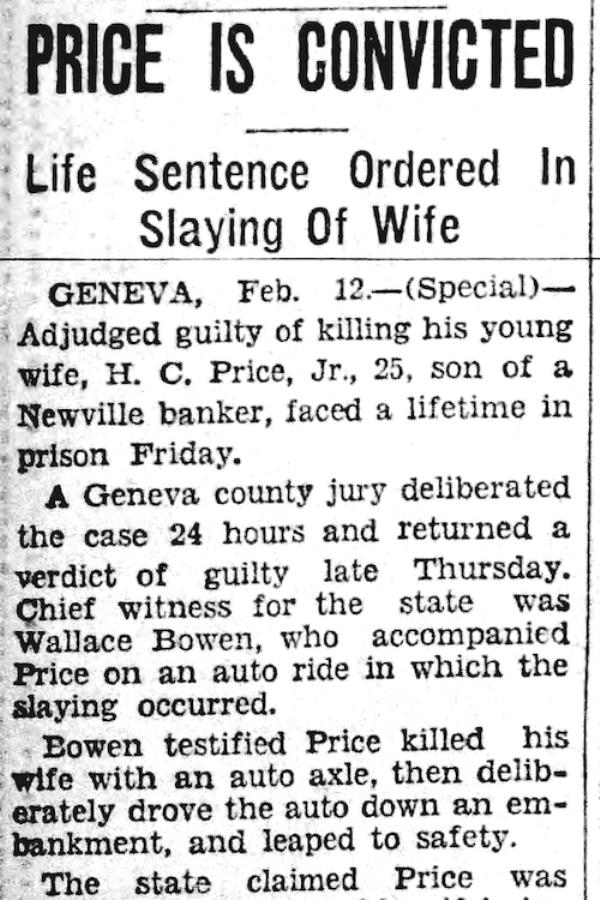 Price Murder 1931