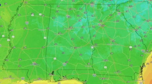 Friday/Saturday lows