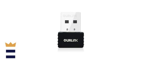 Ourl<em></em>ink 600Mbps AC600 Dual Band USB Wi-Fi Dongle