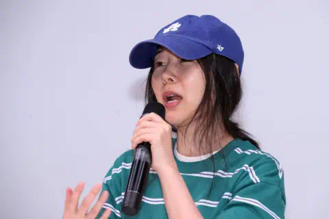 Getty Images Min Hee-Jin holds a press co<em></em>nference in Seoul 