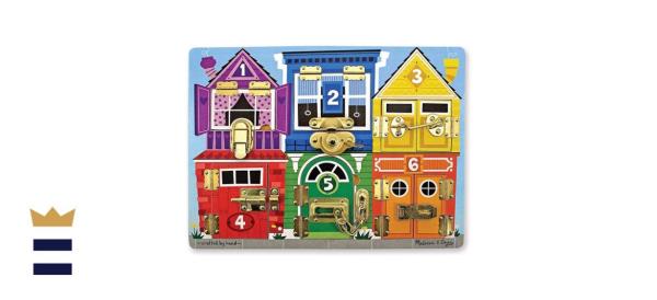 Melissa and Doug Latches Busy Board