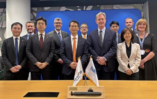 Hanwha Ocean and Babcock Sign Submarine Business Teaming Agreement